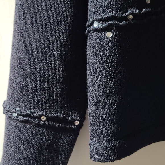 Fianona Crystal Embellished Zip Sweater - Picture 5 of 5